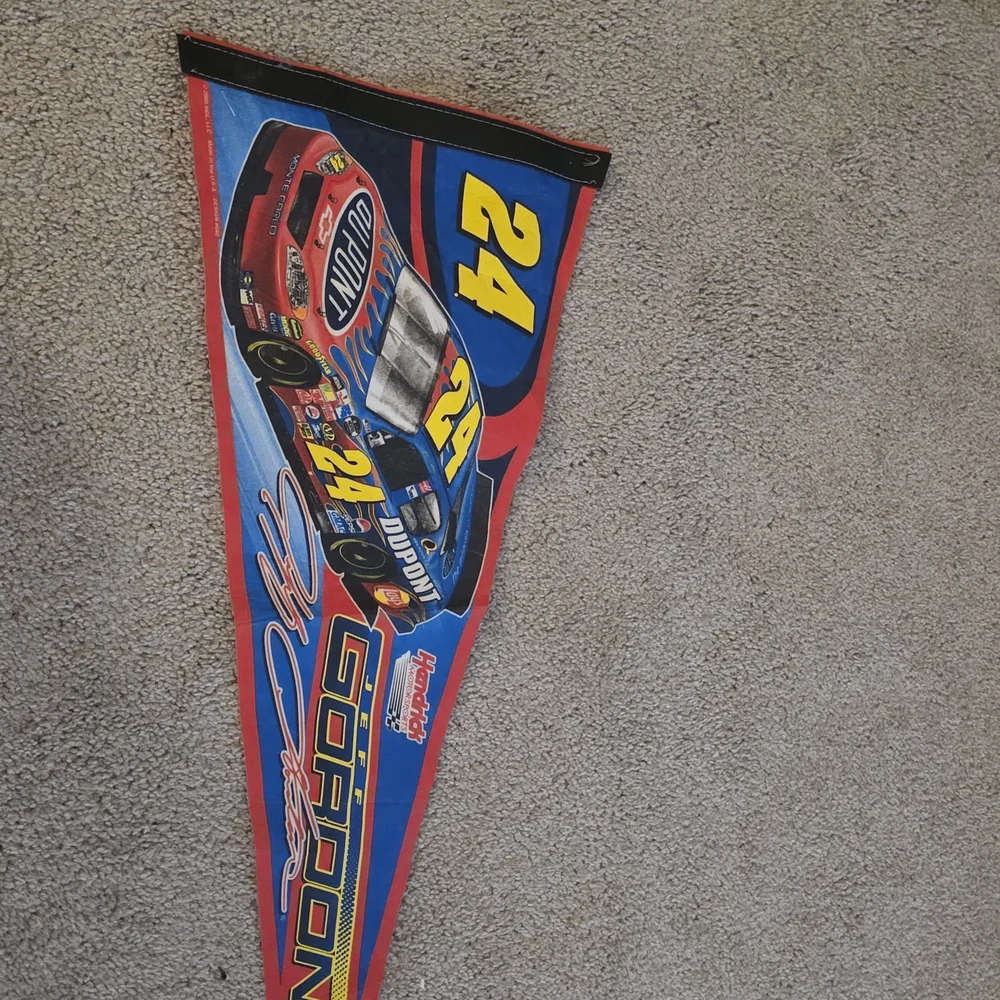 Nascar Red and Blue Pennant